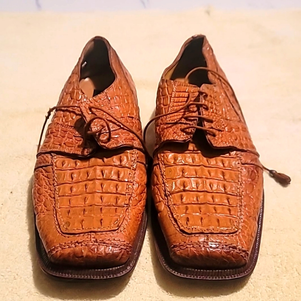 Slick erotica mens alligator shoes